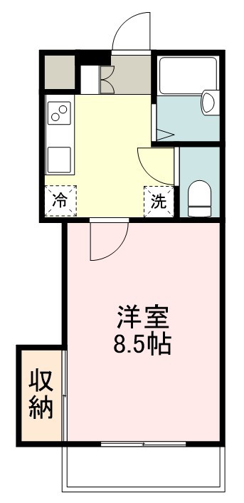 メゾンブランシュ２号館 106号室 間取り