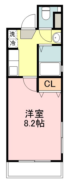 ＣＨＡＹＡＴＯＷＮ２１ 502号室 間取り