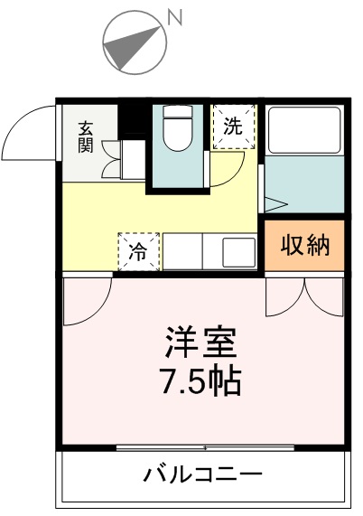 日の出ハイツ 間取り図