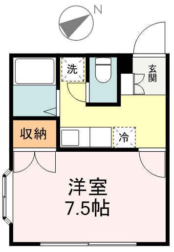 日の出ハイツ 間取り図