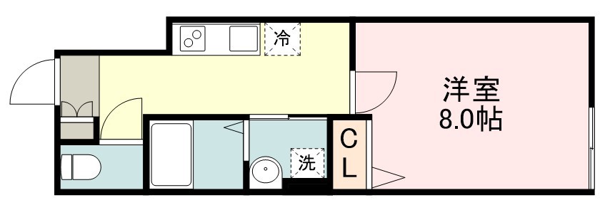 シャーメゾン真栄北目町 302号室 間取り