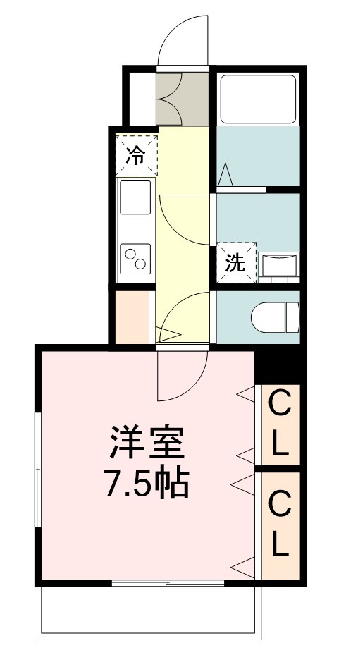 Ｎ－スタイル 101号室 間取り