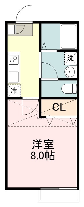 ブルーリーフⅡ 101号室 間取り