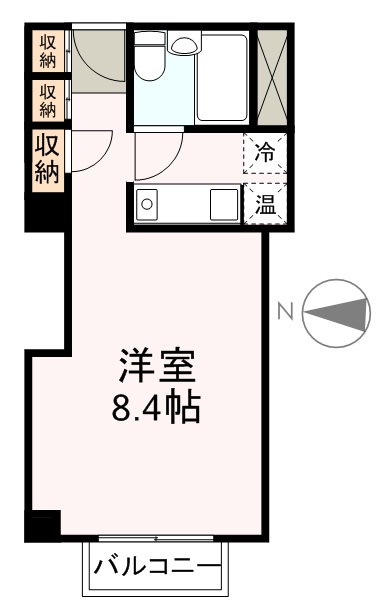 仙台錦町ハルヤマテラス 403号室 間取り