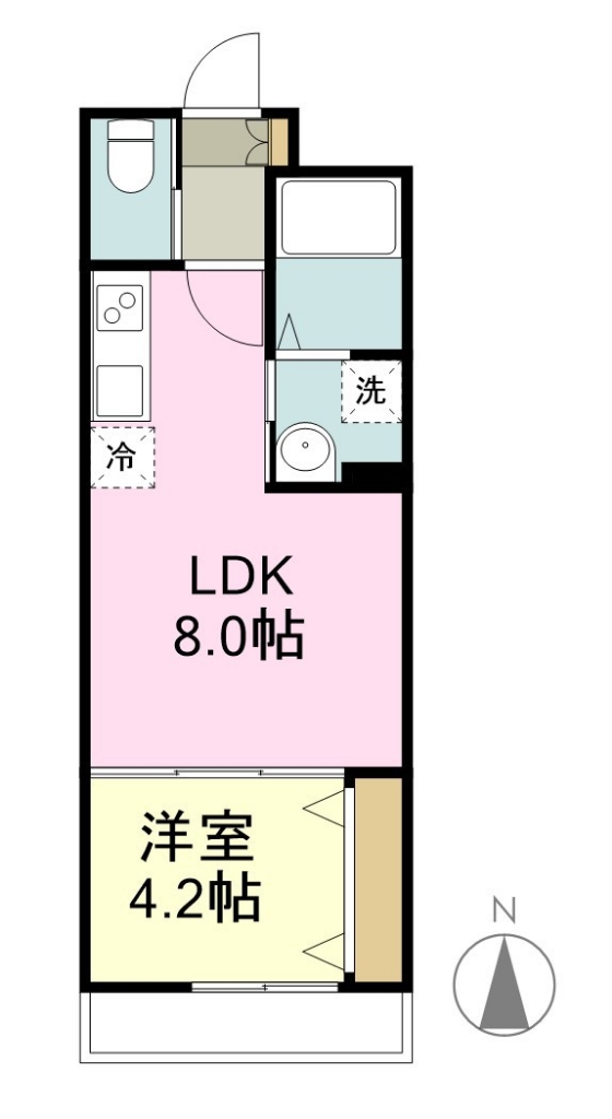 ｌｏｎｄ（ロンド） 402号室 間取り