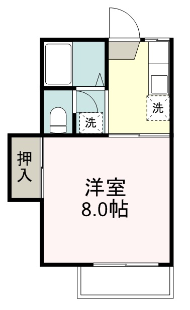 コーポ藤 間取り図