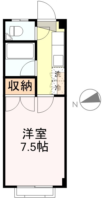 ハイツエクセルＡ 202号室 間取り