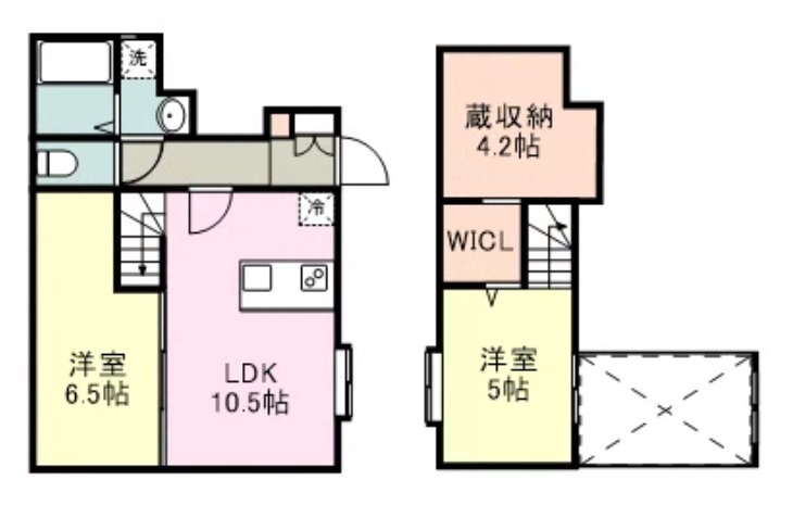 リーフサイド仙台上杉 101号室 間取り