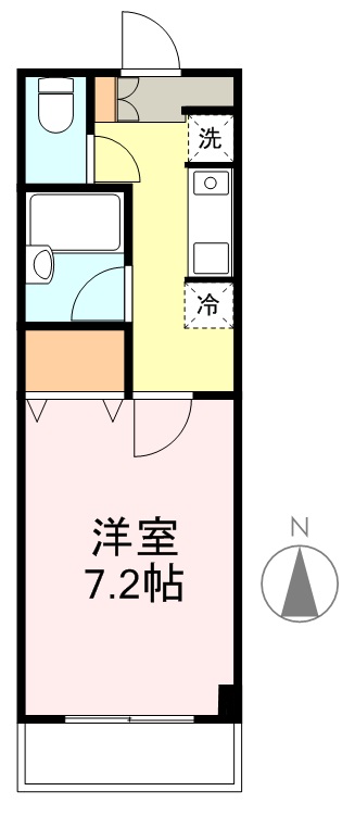 モンレーブ通町 305号室 間取り