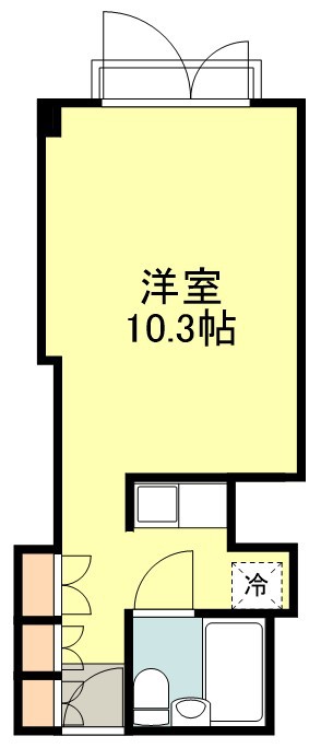 仙台錦町ハルヤマテラス 510号室 間取り