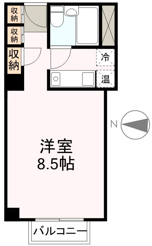 仙台錦町ハルヤマテラス 601号室 間取り