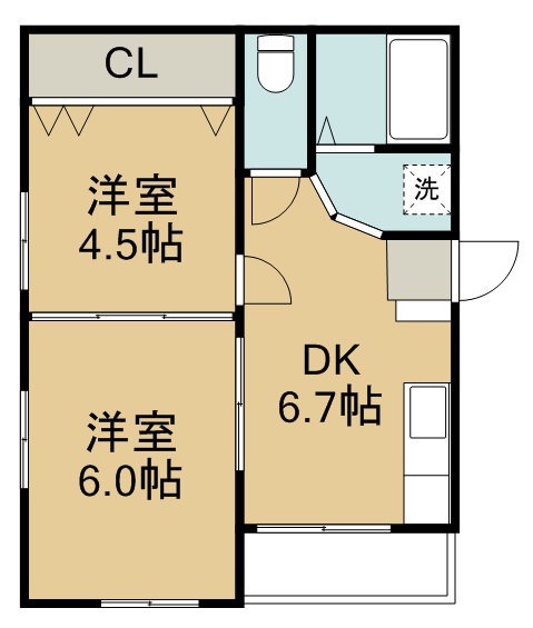 コンフォート榴 間取り図