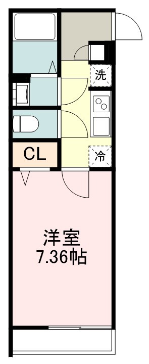 リュクス錦町 305号室 間取り