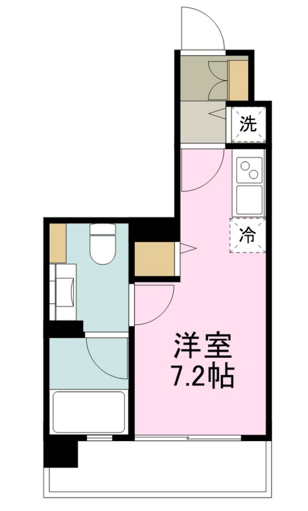 デュオフラッツ仙台木町通エアリ 間取り図