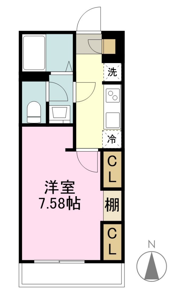 リスブロン北四番丁 間取り図