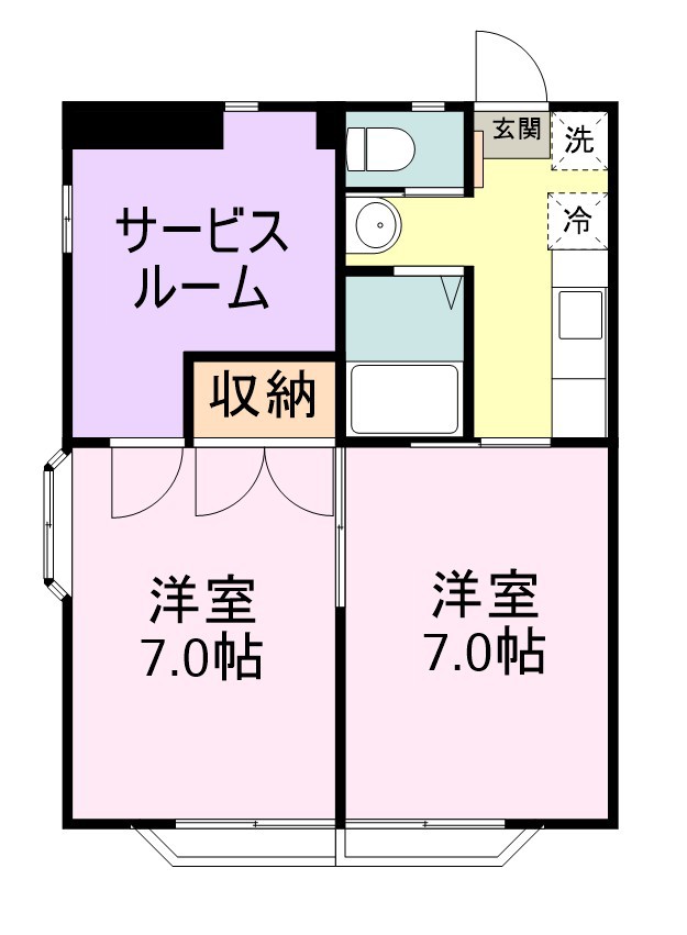 エスポワールＮＳ 間取り図