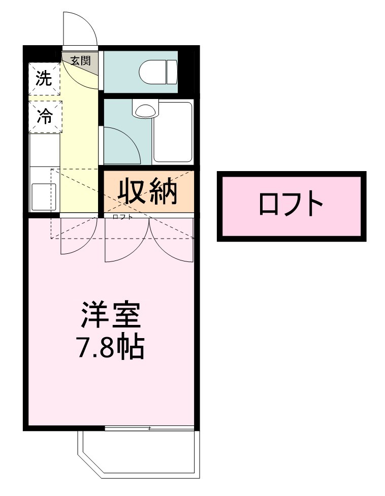 エスポワールＮＳ 間取り図