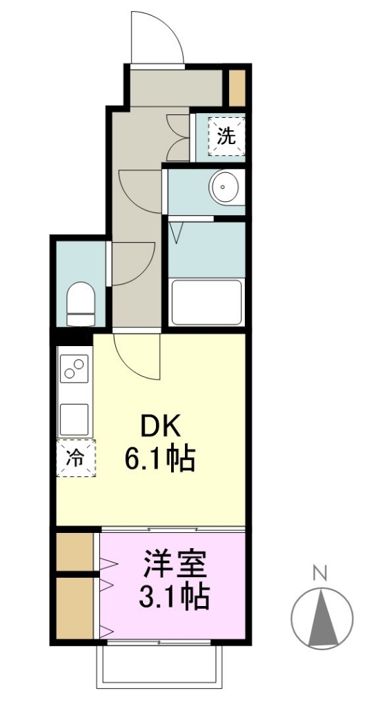 ＳＹＭ五橋Ⅰ 間取り図