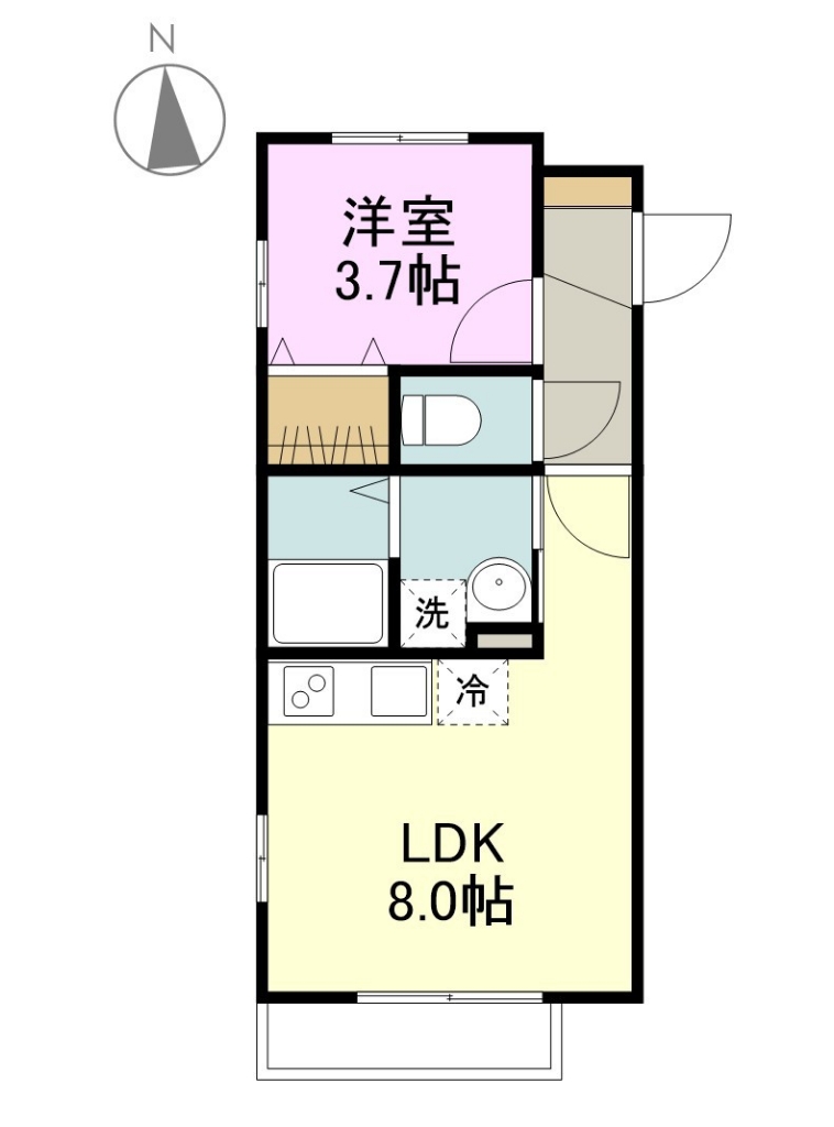 ＳＹＭ五橋Ⅱ 間取り図