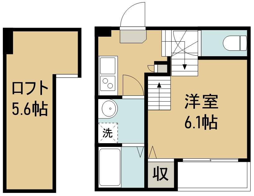 ハーモニーテラス五十人町 間取り図