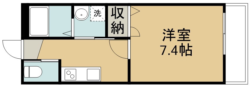 ファースト一本杉 間取り図