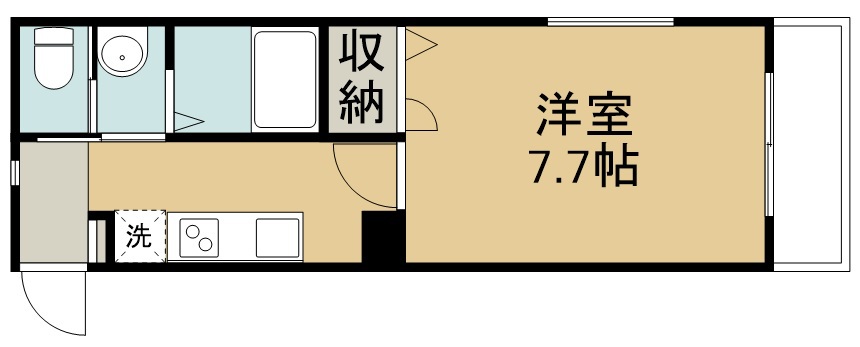 ファースト一本杉 間取り図