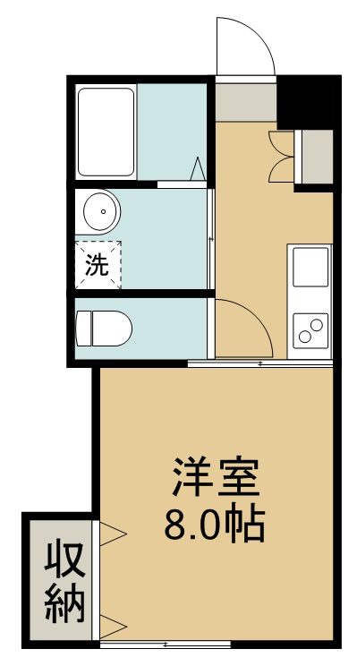 アスコット一本杉Ⅰ 間取り図