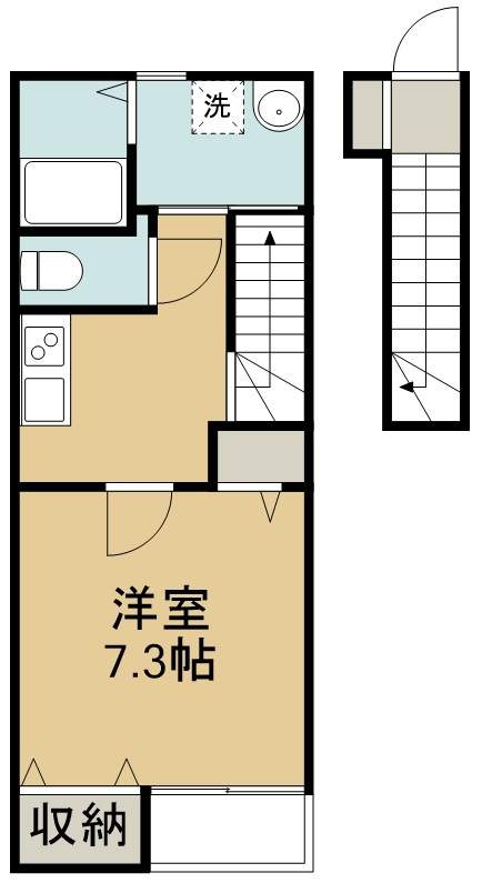 ＢＡＵ若林 間取り図