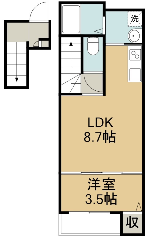 Ｌｉｂｒａ　Ｃｏｕｒｔ　文化町 間取り図