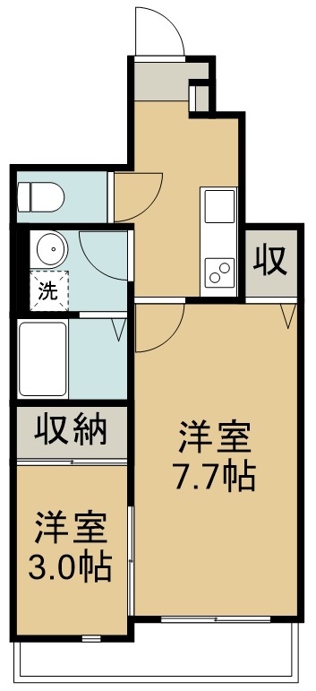 ソレアード大和町３ 101号室 間取り