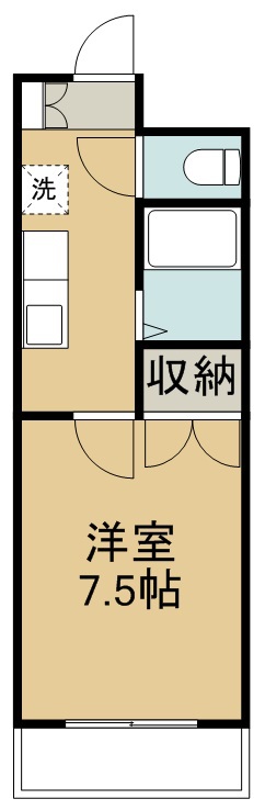 ロイヤルヒルズ文化町 203号室 間取り