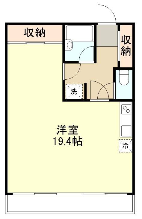 ハイマート小松島 305号室 間取り