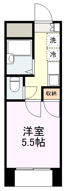 サンパレス宮町 406号室 間取り