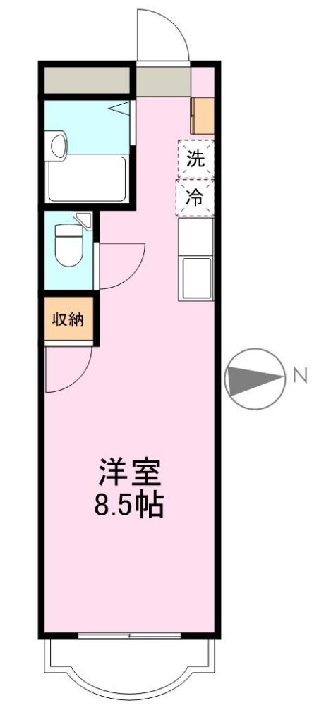 フローレンス旭ヶ丘 間取り図