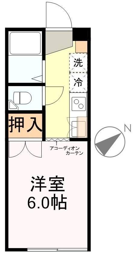 グリーンコーポ 間取り図