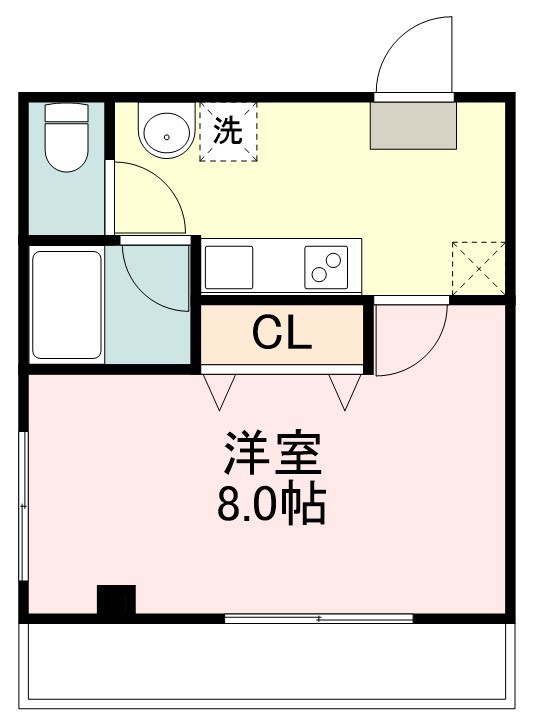 エスポワール福沢 301号室 間取り