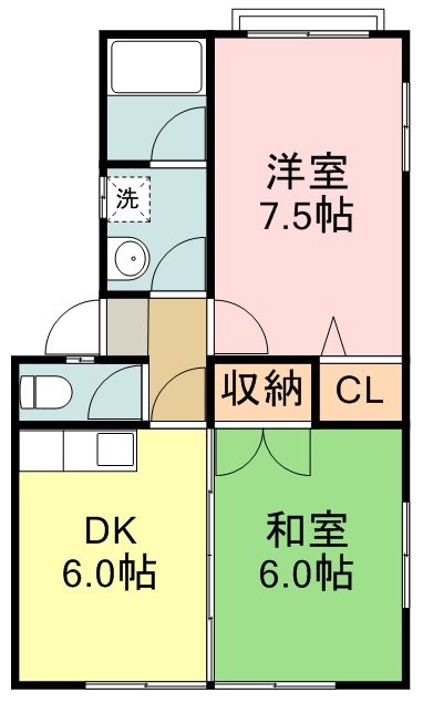 コーポエミール 間取り図