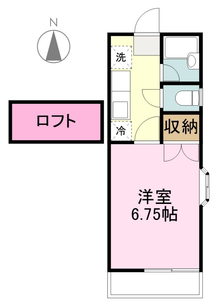 ビクトリースマイル壱番館 205号室 間取り