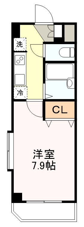 サンヴァーリオ小松島 211号室 間取り