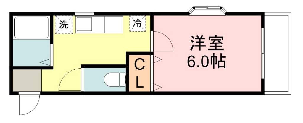 パートナー小松島 301号室 間取り