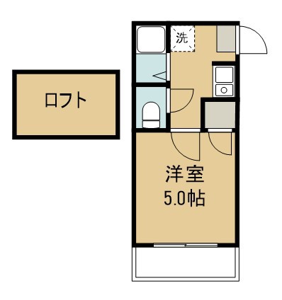 アップルハウス八乙女１ 106号室 間取り