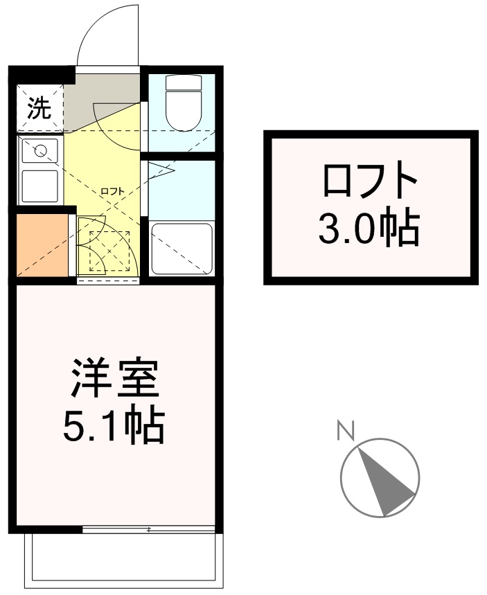 アップルハウス青山１ 間取り図