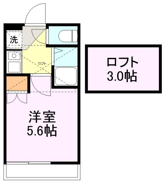 アップルハウス恵和町２ 202号室 間取り