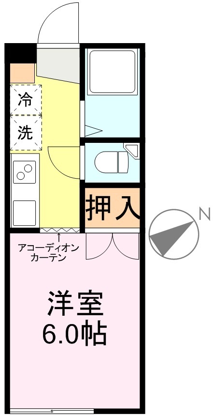 コンフォート弥生 間取り図