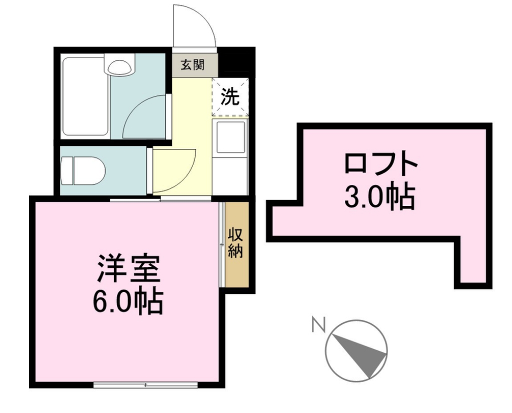 メゾン　ド　オギハマ１９２２ 103号室 間取り