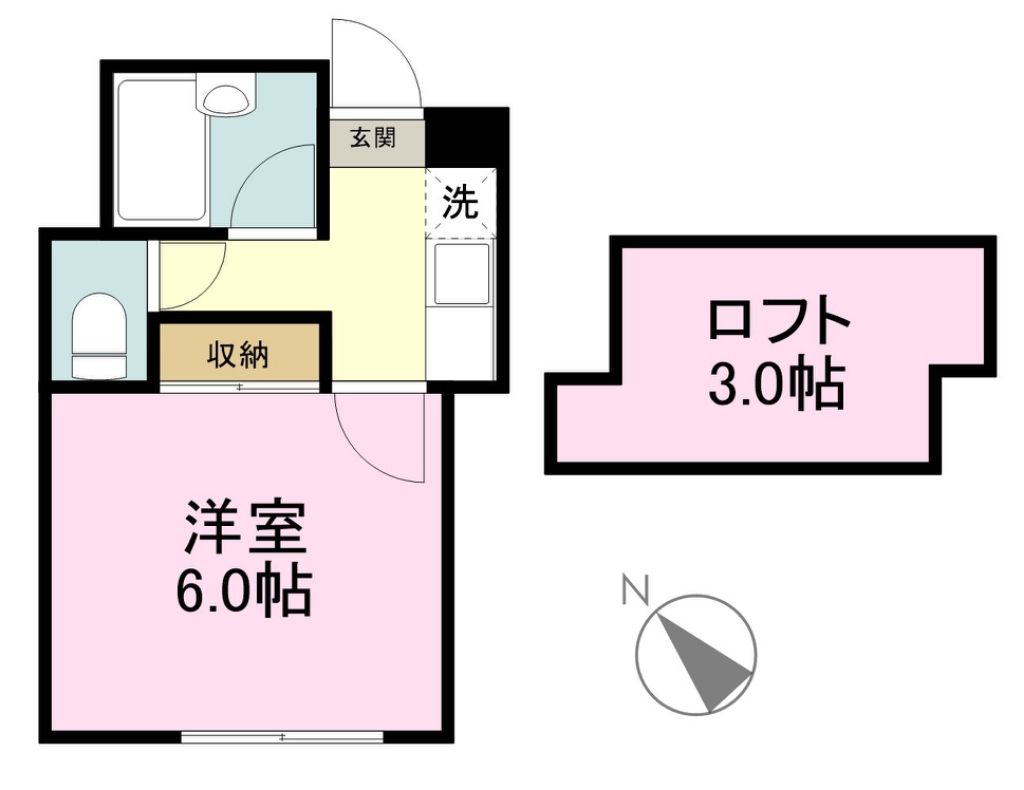 メゾン　ド　オギハマ１９２２ 105号室 間取り