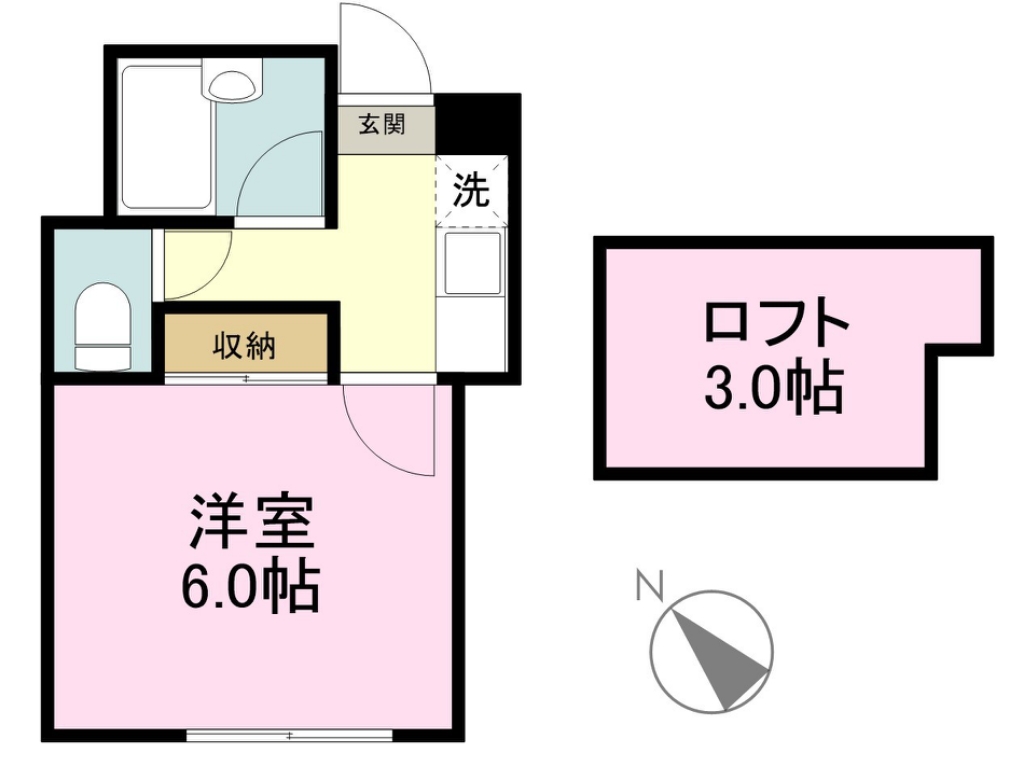 メゾン　ド　オギハマ１９２２ 205号室 間取り