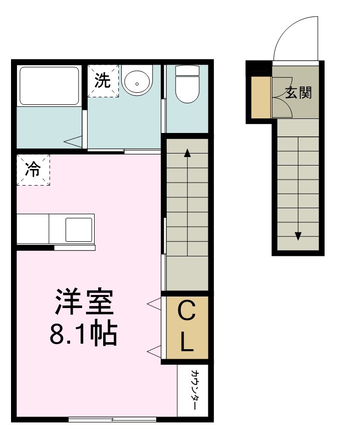 シャトン台原 間取り図