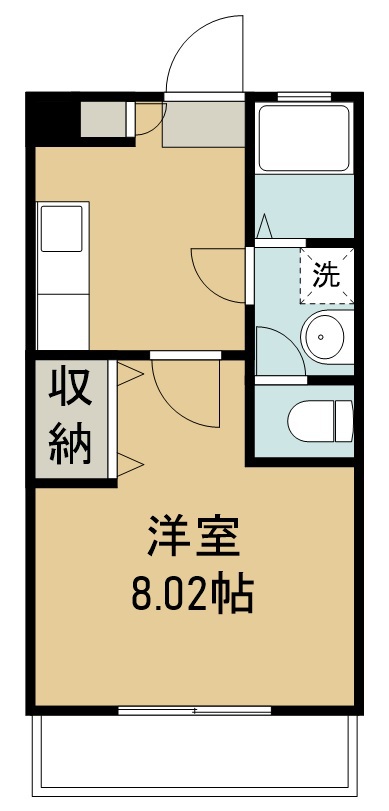 クレフラスト原ノ町 103号室 間取り