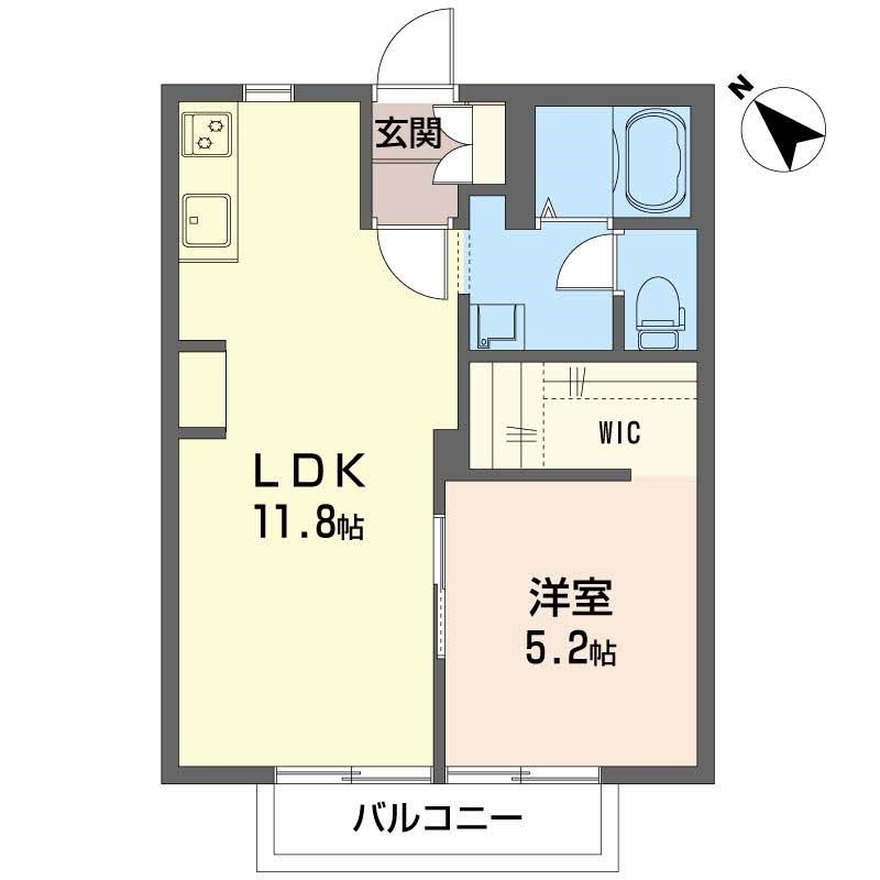 ＫＭフラッツＡ 202号室 間取り